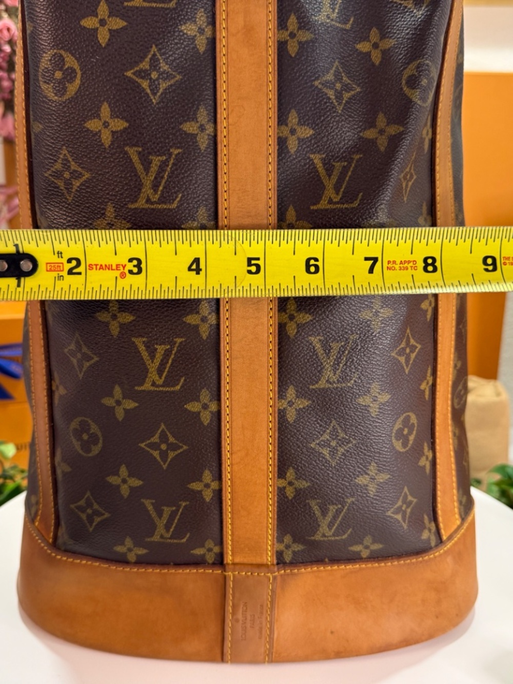 SASSY LOUIS VUITTON MONOGRAM BUCKET SLING BACKPACK! - Picture 10 of 16